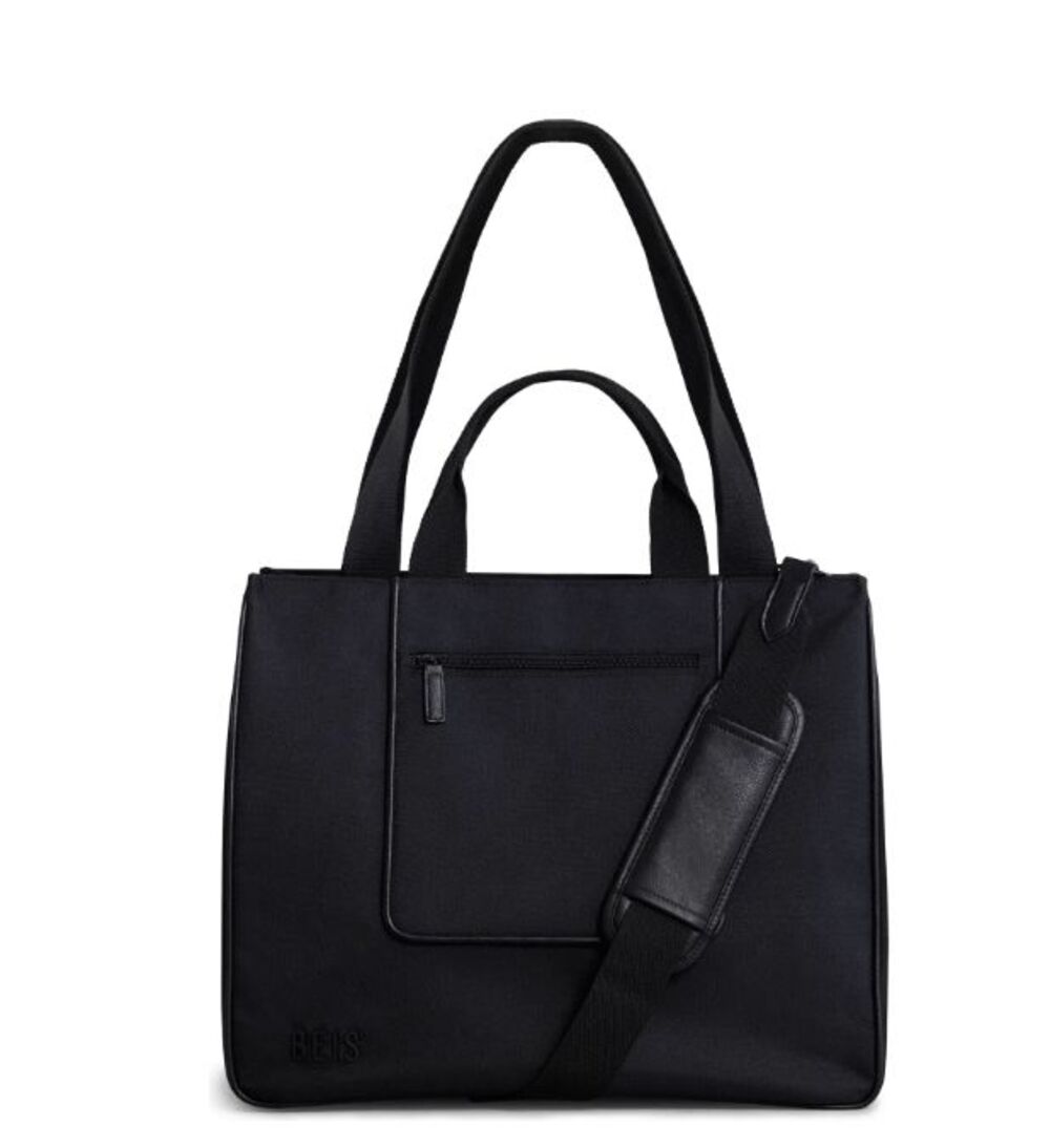 BEIS NWT The East/West Tote in BLACK - Picture 4 of 10